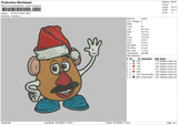 Potatohead Embroidery File 6 sizes