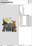 Ppg Halloween V2 Embroidery File 6 sizes