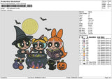 Ppg Halloween V2 Embroidery File 6 sizes