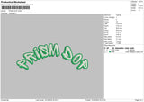 Prismtext Embroidery File 6 sizes