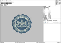 Psucircle Embroidery File 6 sizes