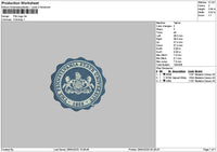 Psucircle Embroidery File 6 sizes