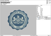 Psucircle Embroidery File 6 sizes