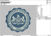 Psucircle Embroidery File 6 sizes
