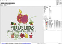 PTAYAS LOCA Embroidery File 6 size