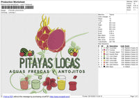 PTAYAS LOCA Embroidery File 6 size