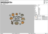 Pumpkintext 1508 Embroidery File 6 sizes