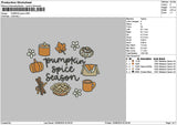 Pumpkintext 1508 Embroidery File 6 sizes