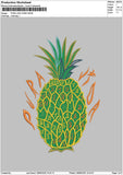 Pineapple 2409 Embroidery File 6 sizes