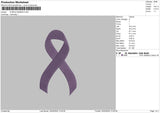 Ribbon2504 Embroidery File 6 sizes