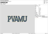 Pvamutext Embroidery FIle 6 sizes