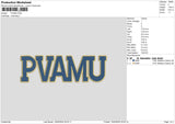 Pvamutext Embroidery FIle 6 sizes