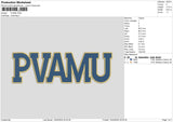 Pvamutext Embroidery FIle 6 sizes