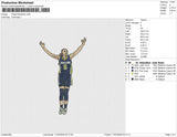 Paige Bueckers Embroidery File 6 size