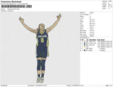 Paige Bueckers Embroidery File 6 size