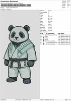 Panda2705 Embroidery File 6 sizes