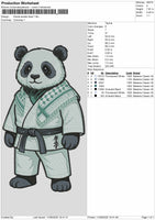 Panda2705 Embroidery File 6 sizes