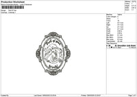 Ariel Outline 1903 Embroidery File 6 sizes