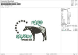 Perth Regional Embroidery File 6 size