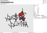 Pesploma Spider Embroidery File 6 size