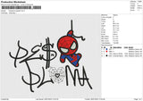 Pesploma Spider Embroidery File 6 size