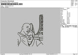 Photoline 0302 Embroidery File 6 sizes