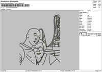 Photoline 0302 Embroidery File 6 sizes