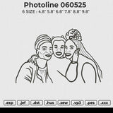 Photoline 060525 Embroidery File 6 size