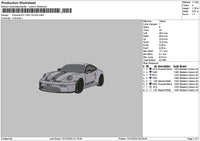 Car 1412a Embroidery File 6 sizes