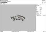 Purostext Embroidery File 6 sizes