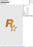 R-STAR 3D Embroidery File 6 size