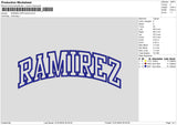 RAMIREZ APPLIQUE Embroidery File 6 size