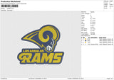 RAMS Embroidery File 6 size