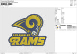 RAMS Embroidery File 6 size