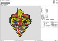 Rangers2304 Embroidery File 6 sizes