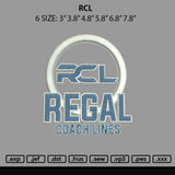 Rclcircle Embroidery File 6 sizes