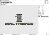 REAL THREADS Embroidery File 6 size