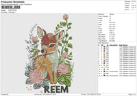 REEM Embroidery File 6 size