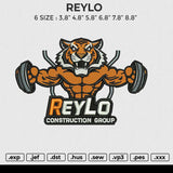 REYLO Embroidery File 6 size