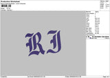Rithaltext Embroidery 4 Files