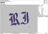 Rithaltext Embroidery 4 Files