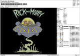 Rickufotext Embroidery File 6 sizes
