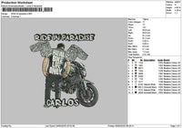 Ride Photoembro Embroidery File 6 sizes