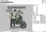 Ride Photoembro Embroidery File 6 sizes