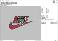 Nike Raiders 2309 Embroidery File 6 sizes