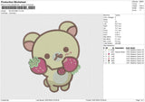 RILAKKUMA v2 Embroidery File 6 size