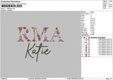 Rmatext Embroidery File 6 sizes
