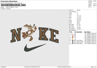 ROAD RUNNER v1 Embroidery File 6 size