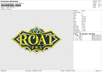 ROAT PKZ Embroidery File 6 size