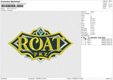 ROAT PKZ Embroidery File 6 size